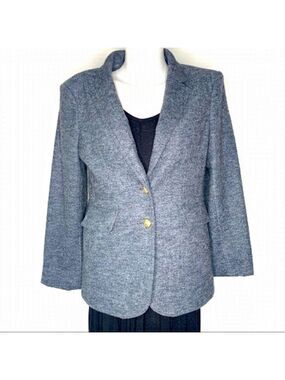 𝅺LILY Moss Grey Wool Blazer